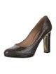 Salvatore Ferragamo Snakeskin Animal Print Pumps