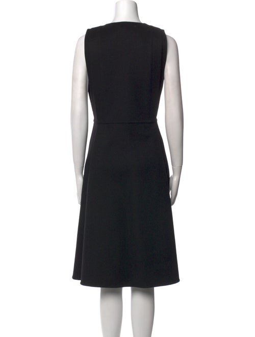 Salvatore Ferragamo Virgin Wool Midi Length Dress