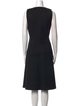 Salvatore Ferragamo Virgin Wool Midi Length Dress