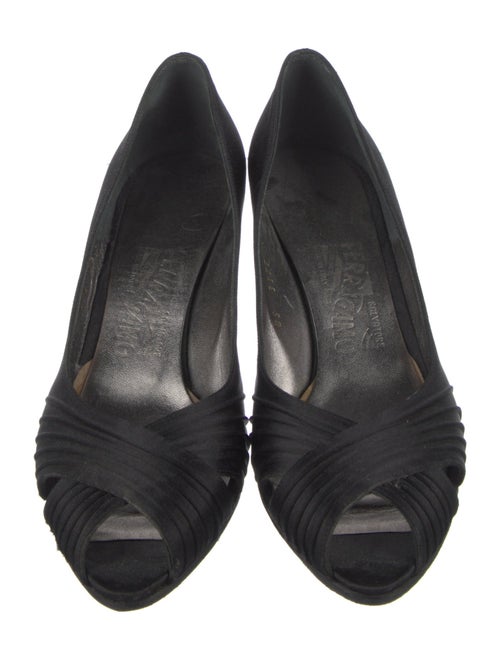 Salvatore Ferragamo Satin Pumps