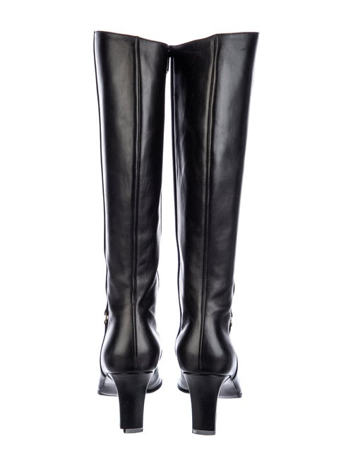 Salvatore Ferragamo Leather Riding Boots
