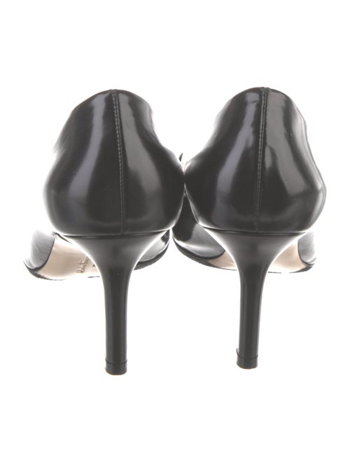 Salvatore Ferragamo Vara Bow Accent Leather Pumps