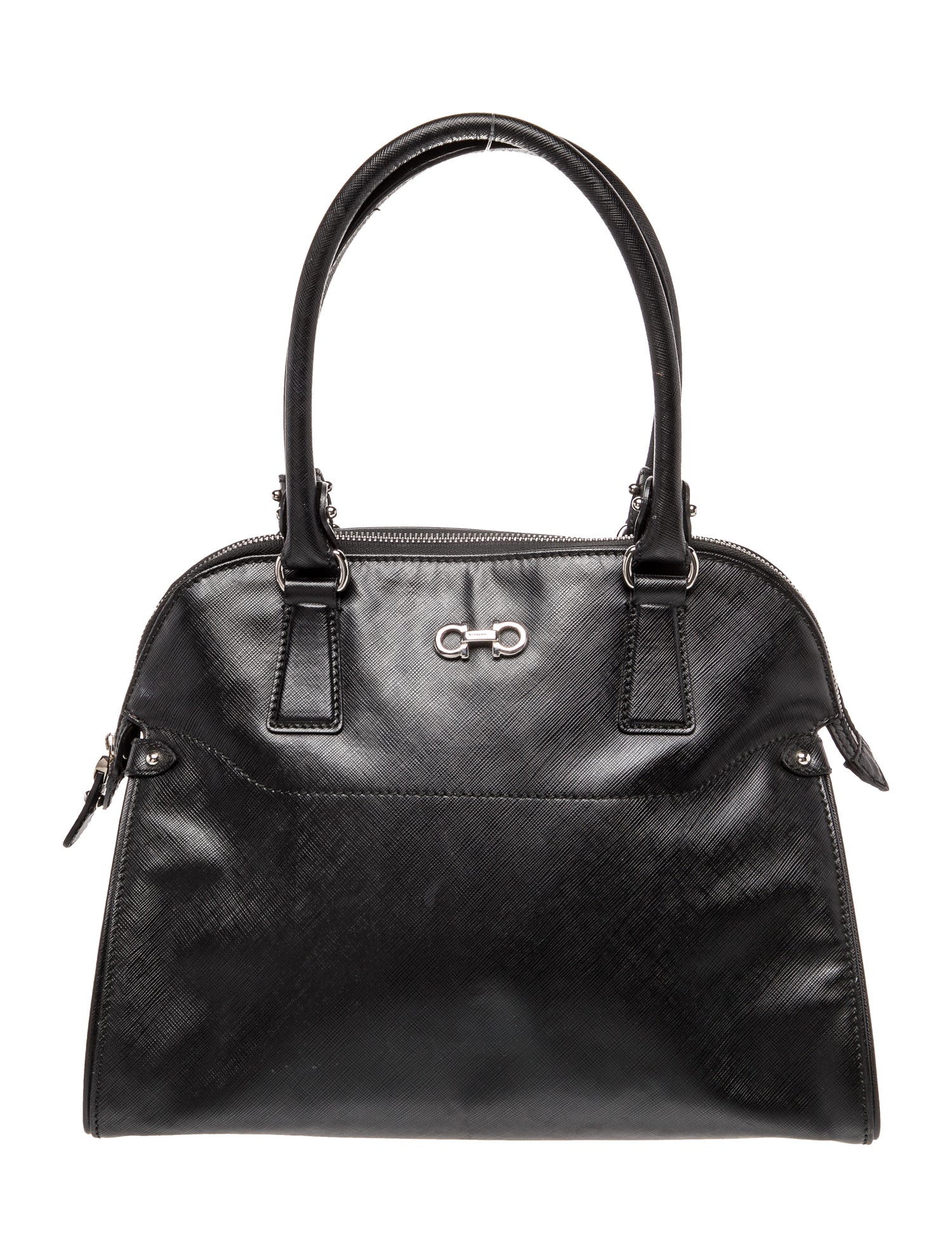 Salvatore Ferragamo Gancini Top Handle Bag