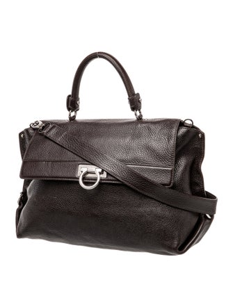 Salvatore Ferragamo Gancini Top Handle Bag