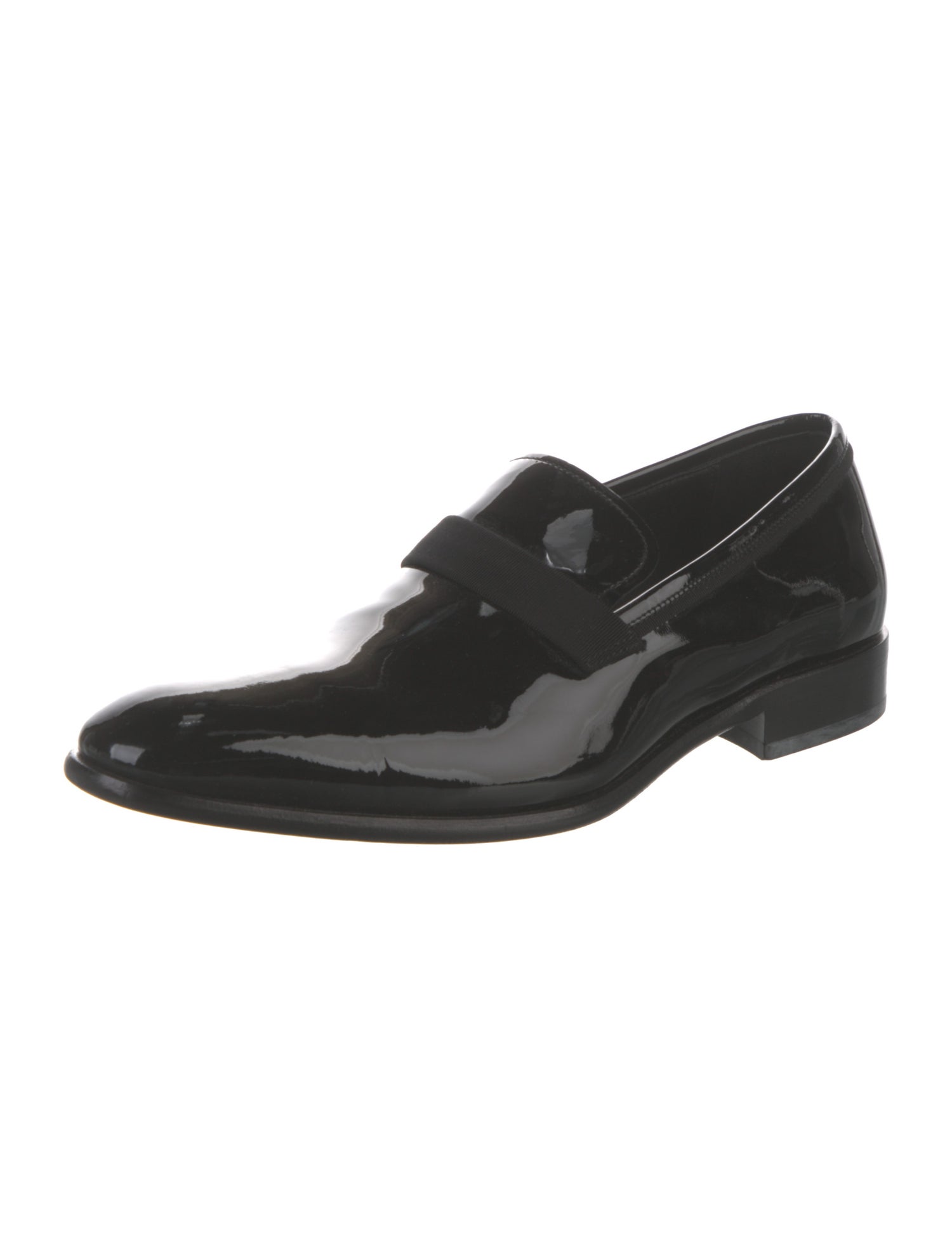 Salvatore Ferragamo Patent Leather Dress Loafers