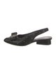 Salvatore Ferragamo Vara Bow Accent Leather Slingback Flats