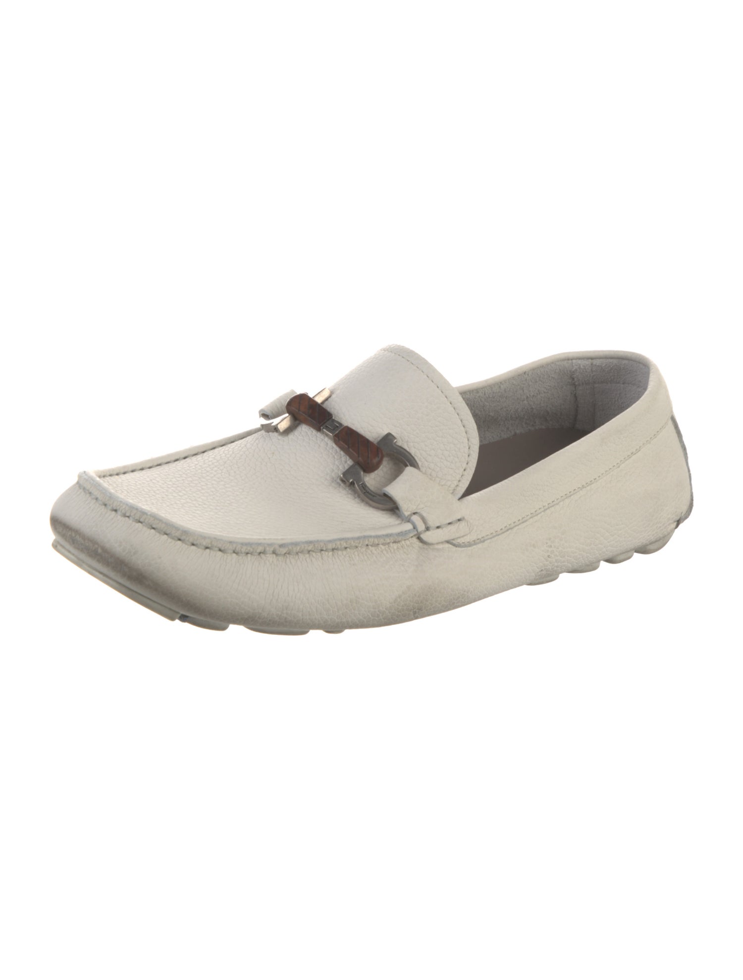 Salvatore Ferragamo Leather Drivers