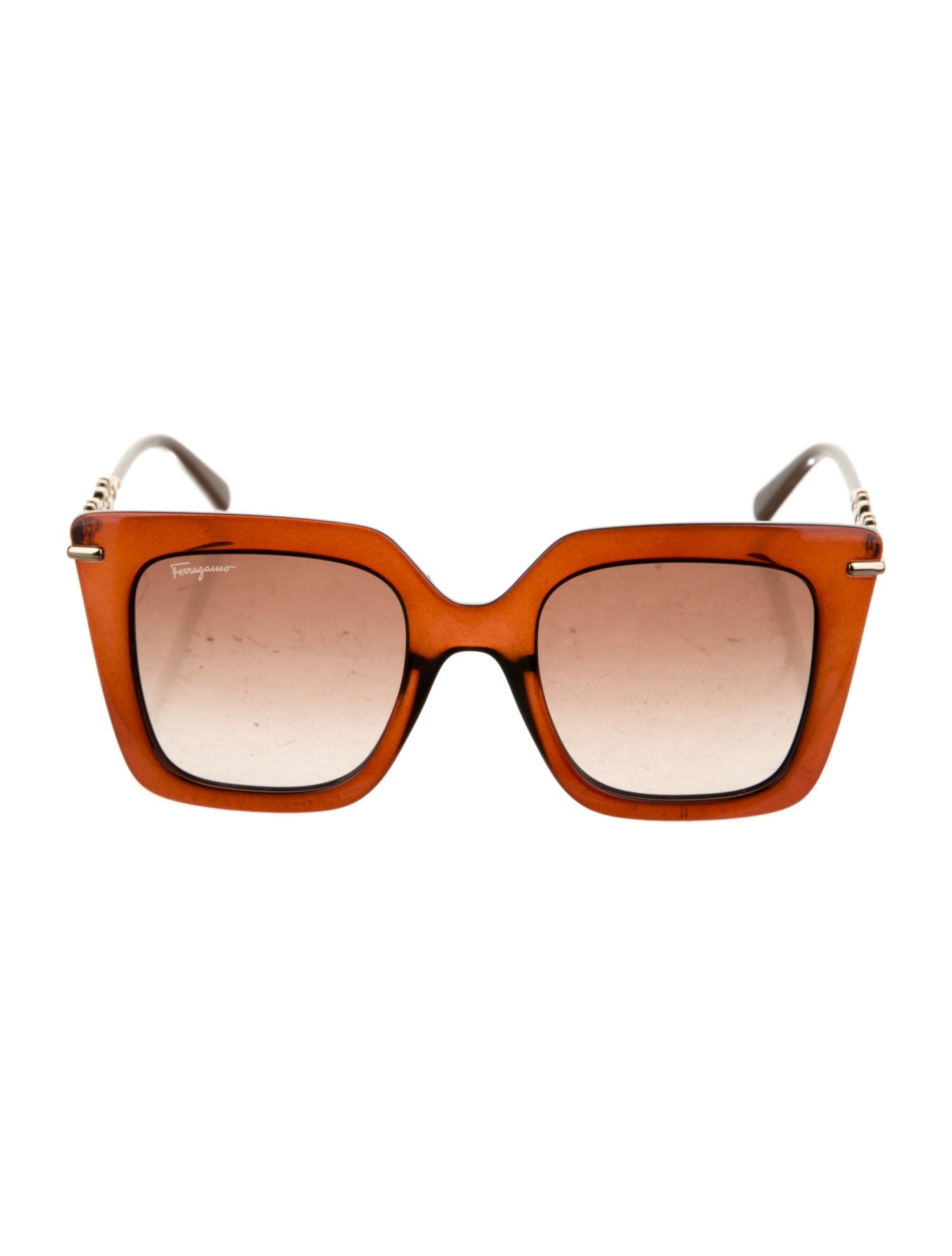 Salvatore Ferragamo Square Gradient Sunglasses