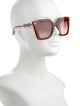 Salvatore Ferragamo Square Gradient Sunglasses