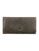 Salvatore Ferragamo Gancini Logo Saffiano Leather Continental Wallet
