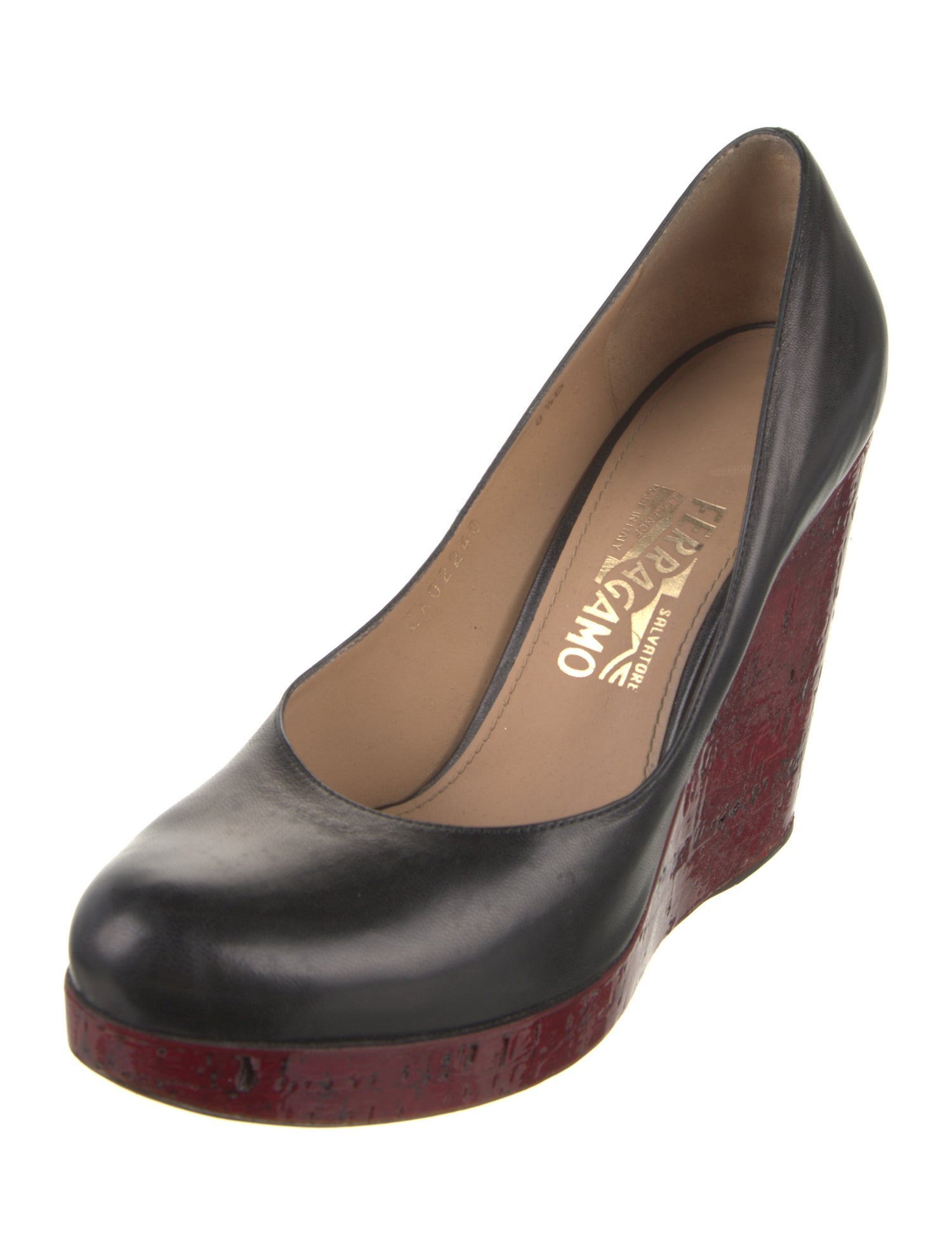 Salvatore Ferragamo Leather Pumps