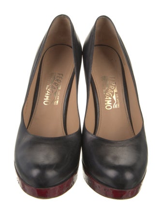Salvatore Ferragamo Leather Pumps