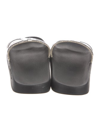 Salvatore Ferragamo Gancini Logo Rubber Slides