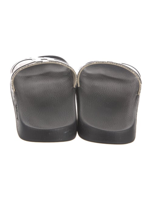Salvatore Ferragamo Gancini Logo Rubber Slides