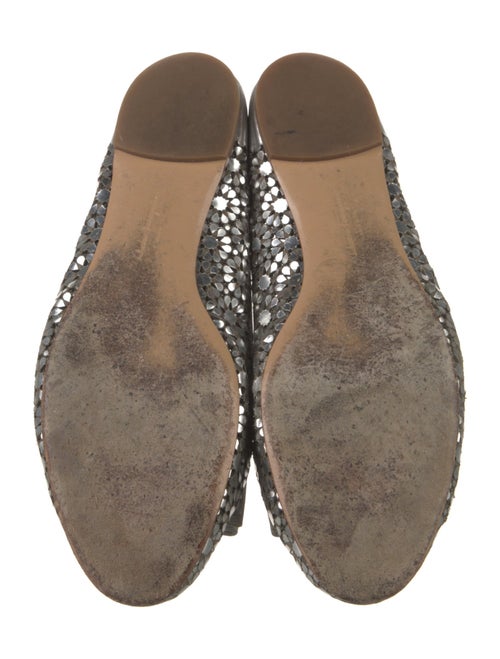 Salvatore Ferragamo Vara Bow Accent Leather Ballet Flats