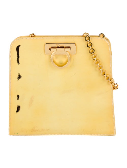 Salvatore Ferragamo Patent Leather Shoulder Bag