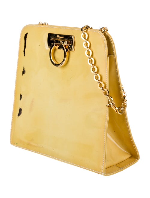 Salvatore Ferragamo Patent Leather Shoulder Bag
