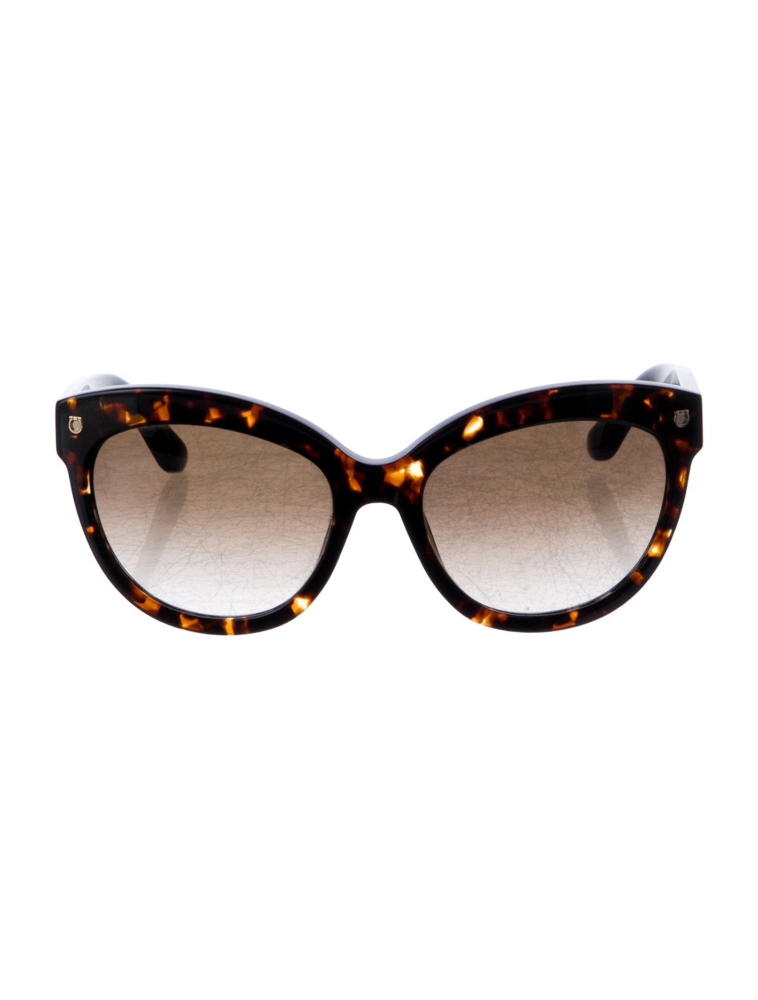 Salvatore Ferragamo Gancini Logo Cat-Eye Sunglasses