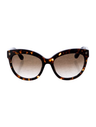 Salvatore Ferragamo Gancini Logo Cat-Eye Sunglasses