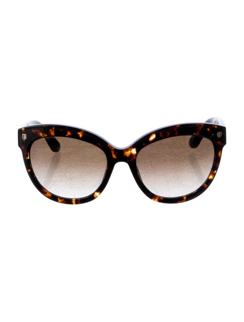 Salvatore Ferragamo Gancini Logo Cat-Eye Sunglasses
