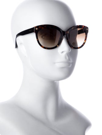 Salvatore Ferragamo Gancini Logo Cat-Eye Sunglasses