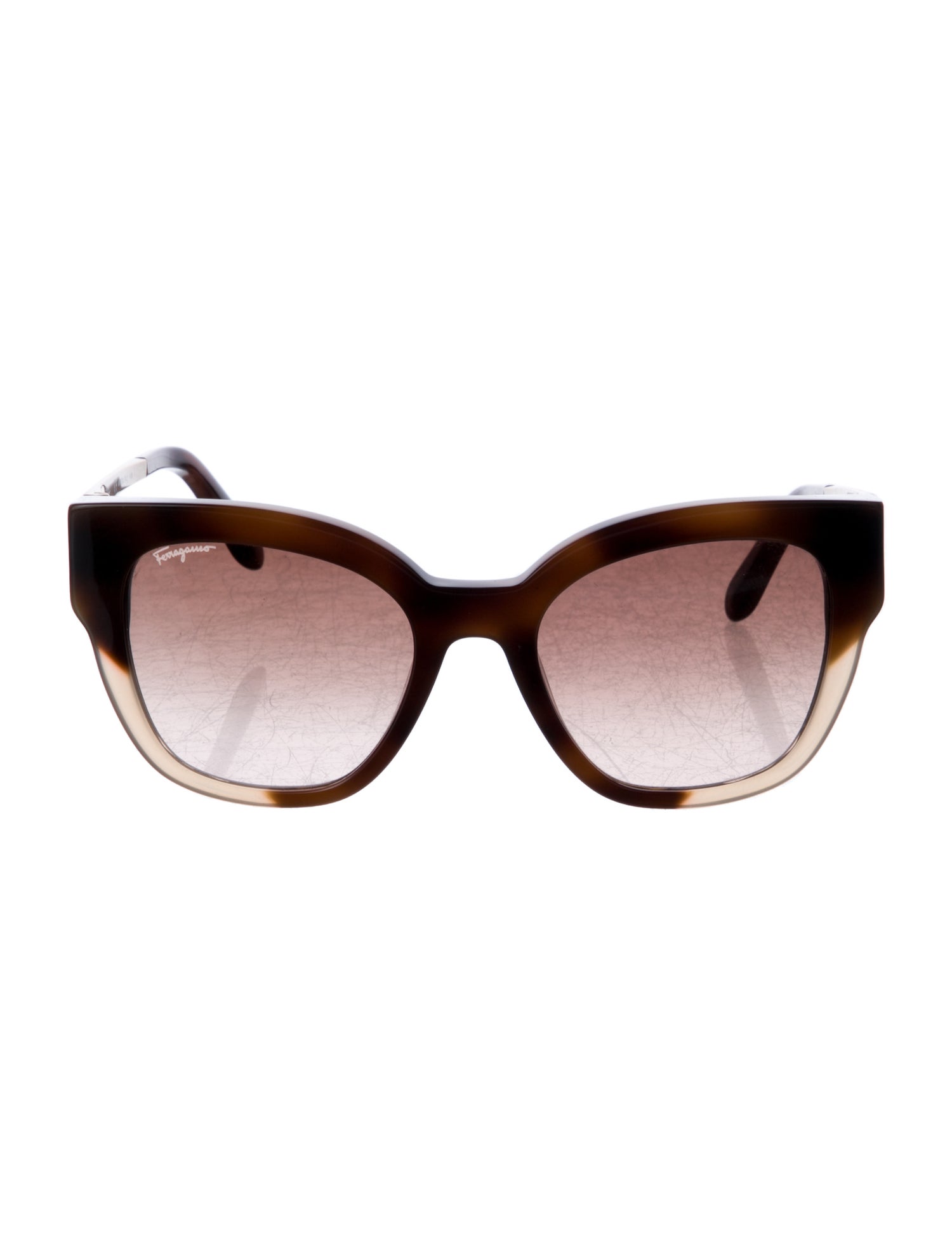 Salvatore Ferragamo Square Gradient Sunglasses