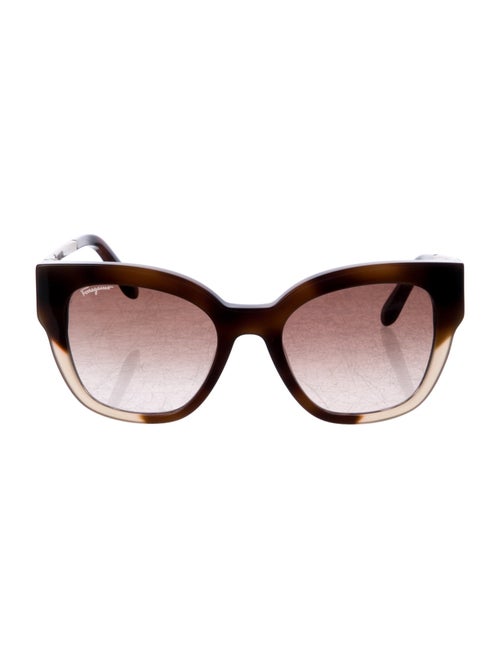 Salvatore Ferragamo Square Gradient Sunglasses