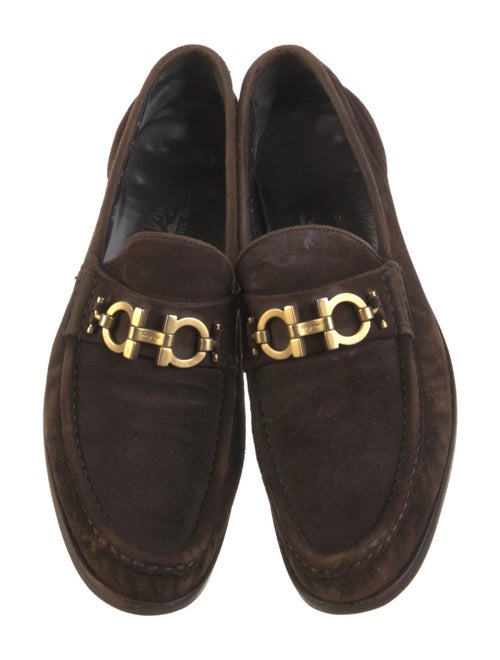 Salvatore Ferragamo Suede Dress Loafers