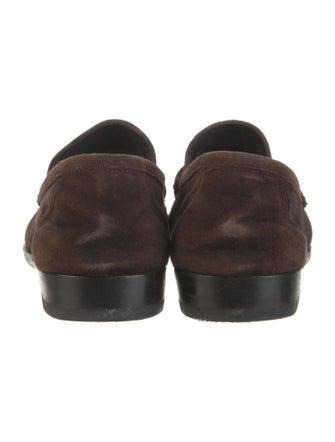 Salvatore Ferragamo Suede Dress Loafers
