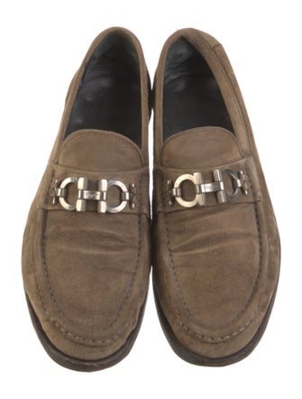 Salvatore Ferragamo Suede Dress Loafers