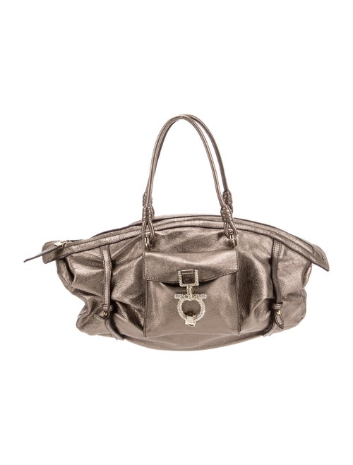 Salvatore Ferragamo Leather Top Handle Bag
