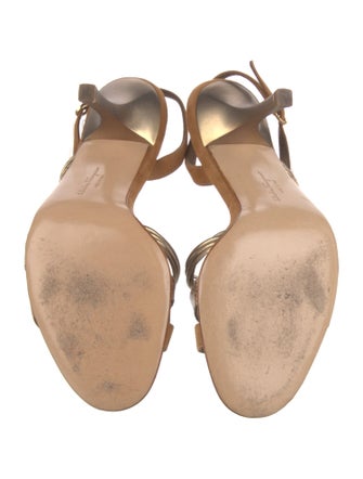 Salvatore Ferragamo Suede Slingback Sandals