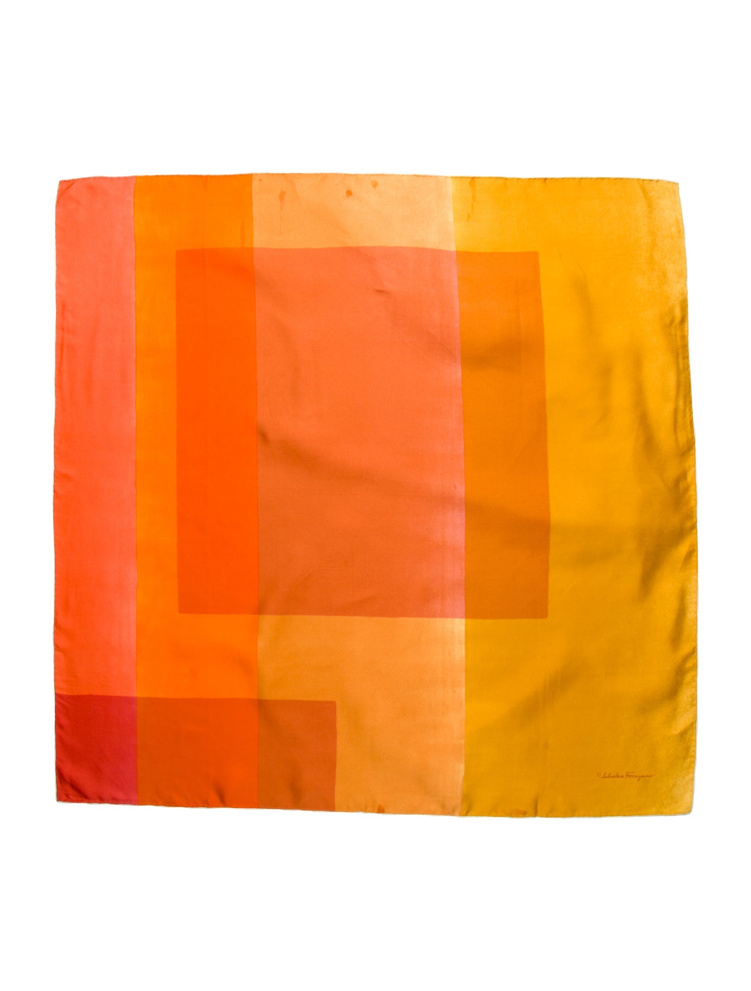 Salvatore Ferragamo Silk Printed Scarf