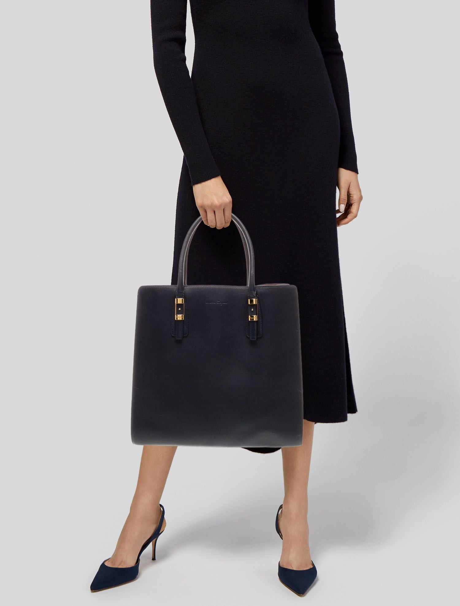 Salvatore Ferragamo Leather Tote