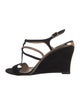 Salvatore Ferragamo Suede T-Strap Sandals