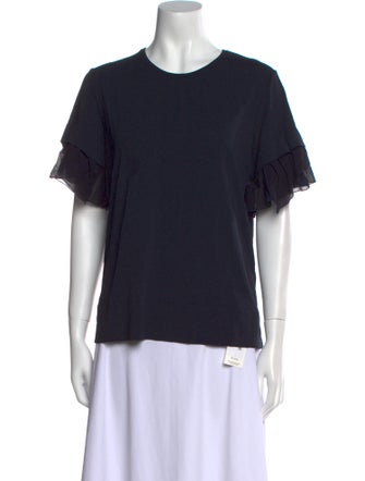 Salvatore Ferragamo Crew Neck Short Sleeve T-Shirt