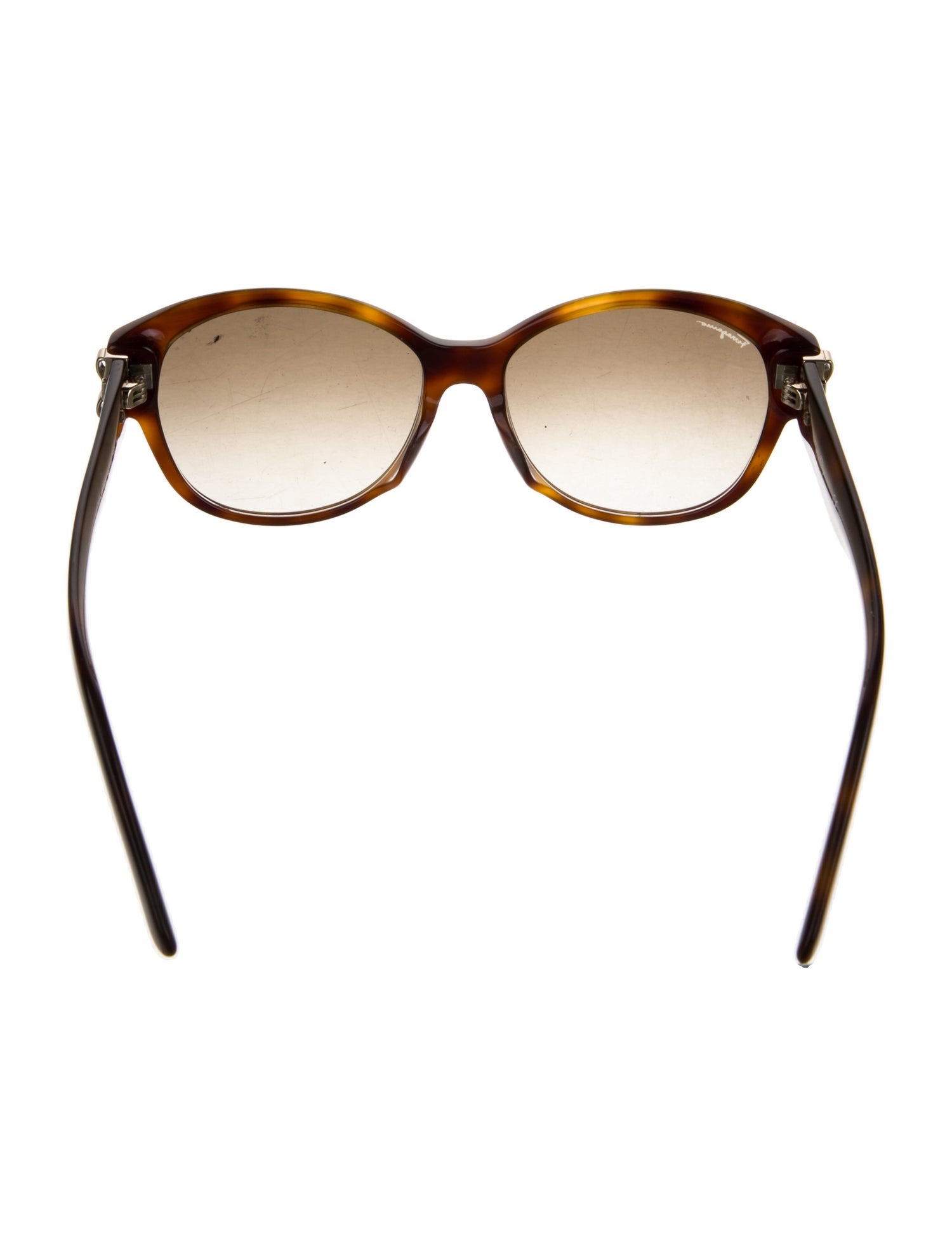 Salvatore Ferragamo Gancini Logo Wayfarer Sunglasses