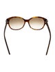 Salvatore Ferragamo Gancini Logo Wayfarer Sunglasses
