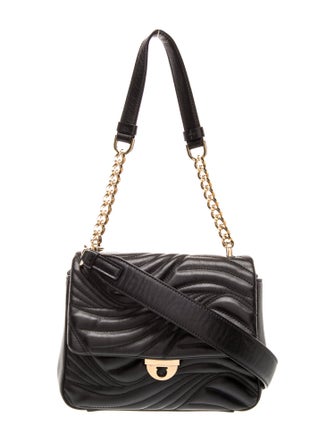 Salvatore Ferragamo Leather Top Handle Bag