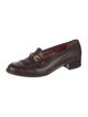 Salvatore Ferragamo Gancini Logo Leather Loafers