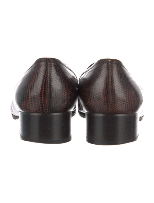 Salvatore Ferragamo Gancini Logo Leather Loafers