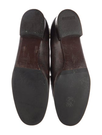 Salvatore Ferragamo Gancini Logo Leather Loafers