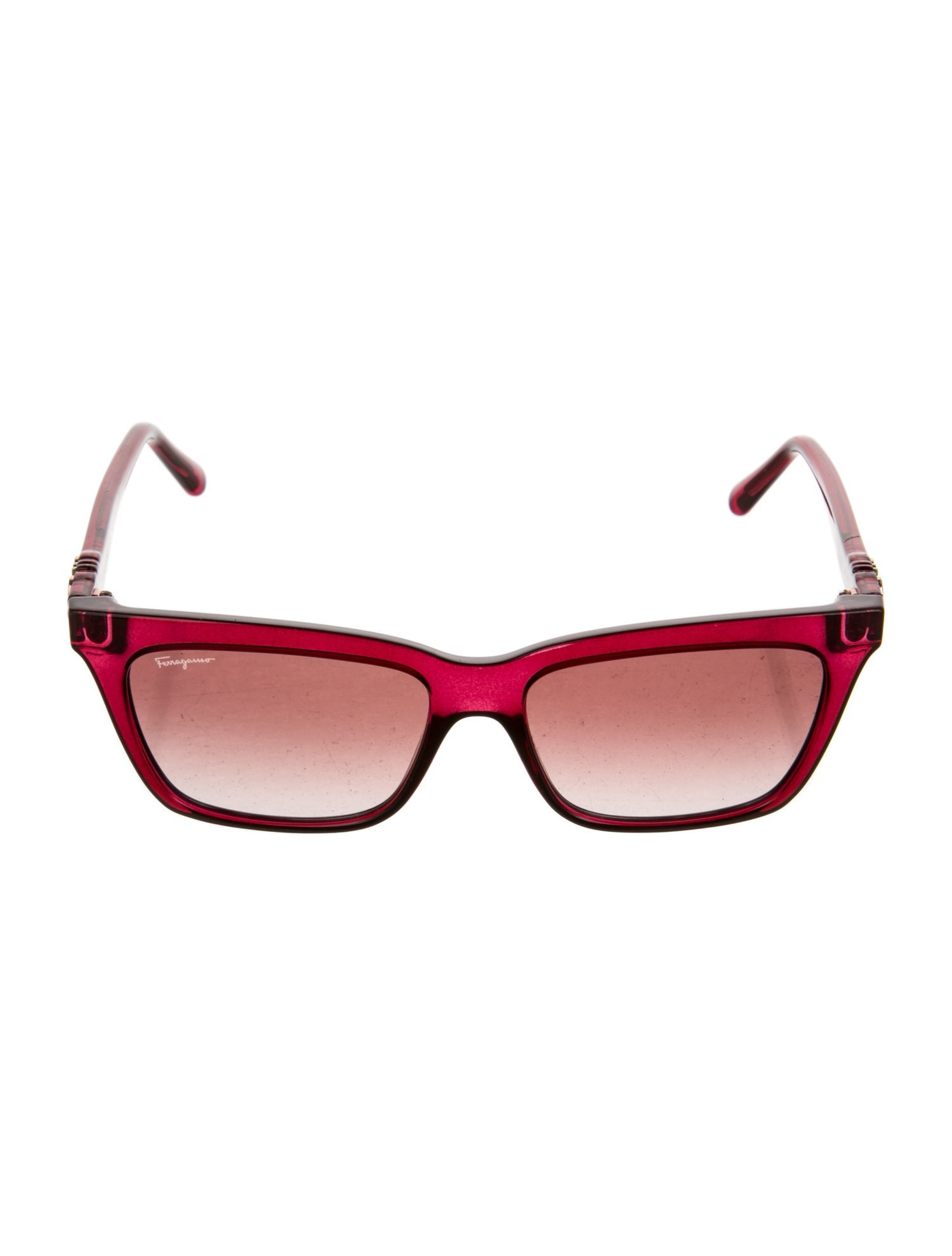 Salvatore Ferragamo Square Gradient Sunglasses