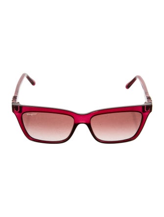 Salvatore Ferragamo Square Gradient Sunglasses