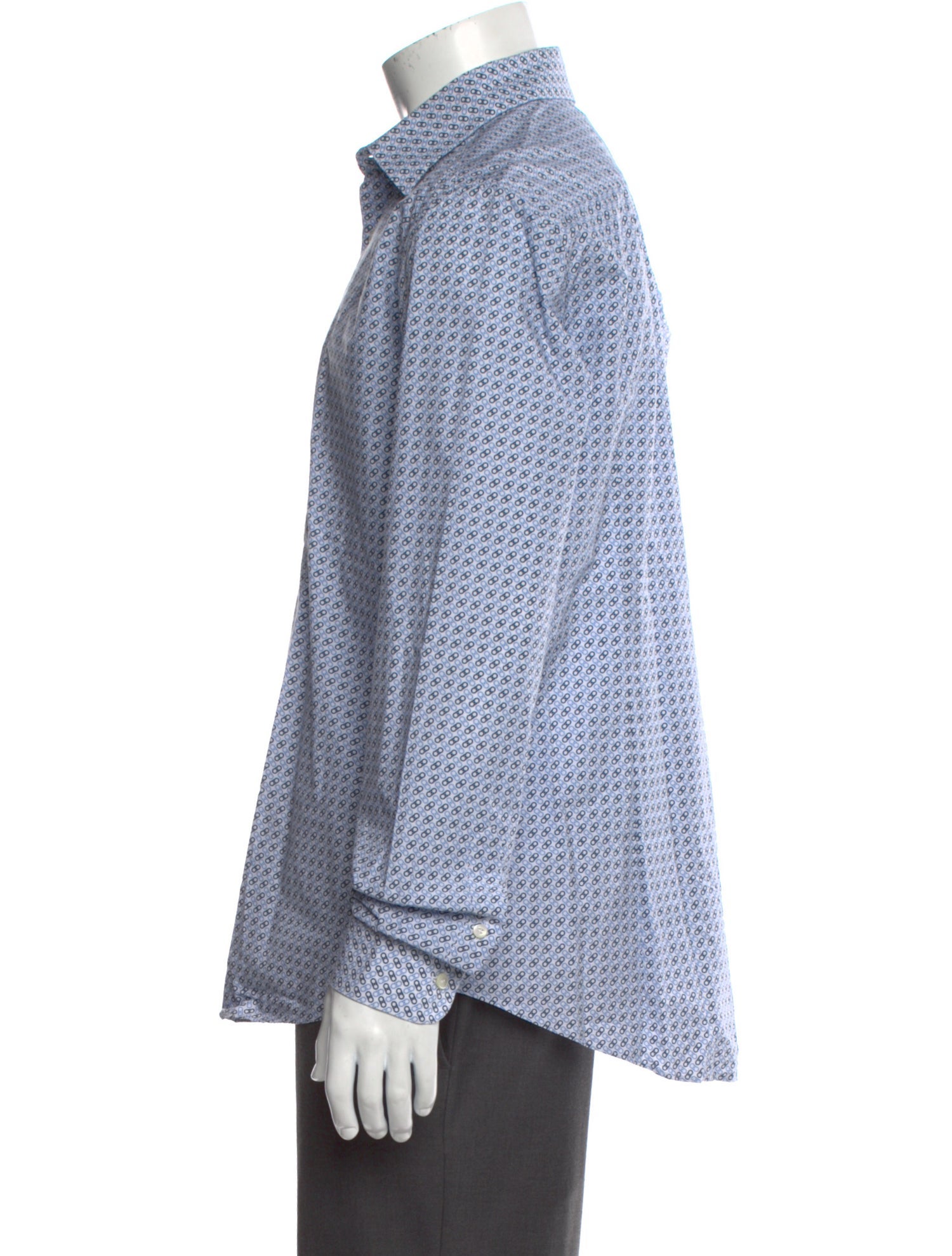 Salvatore Ferragamo Printed Long Sleeve Shirt