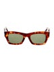 Salvatore Ferragamo Wayfarer Tinted Sunglasses
