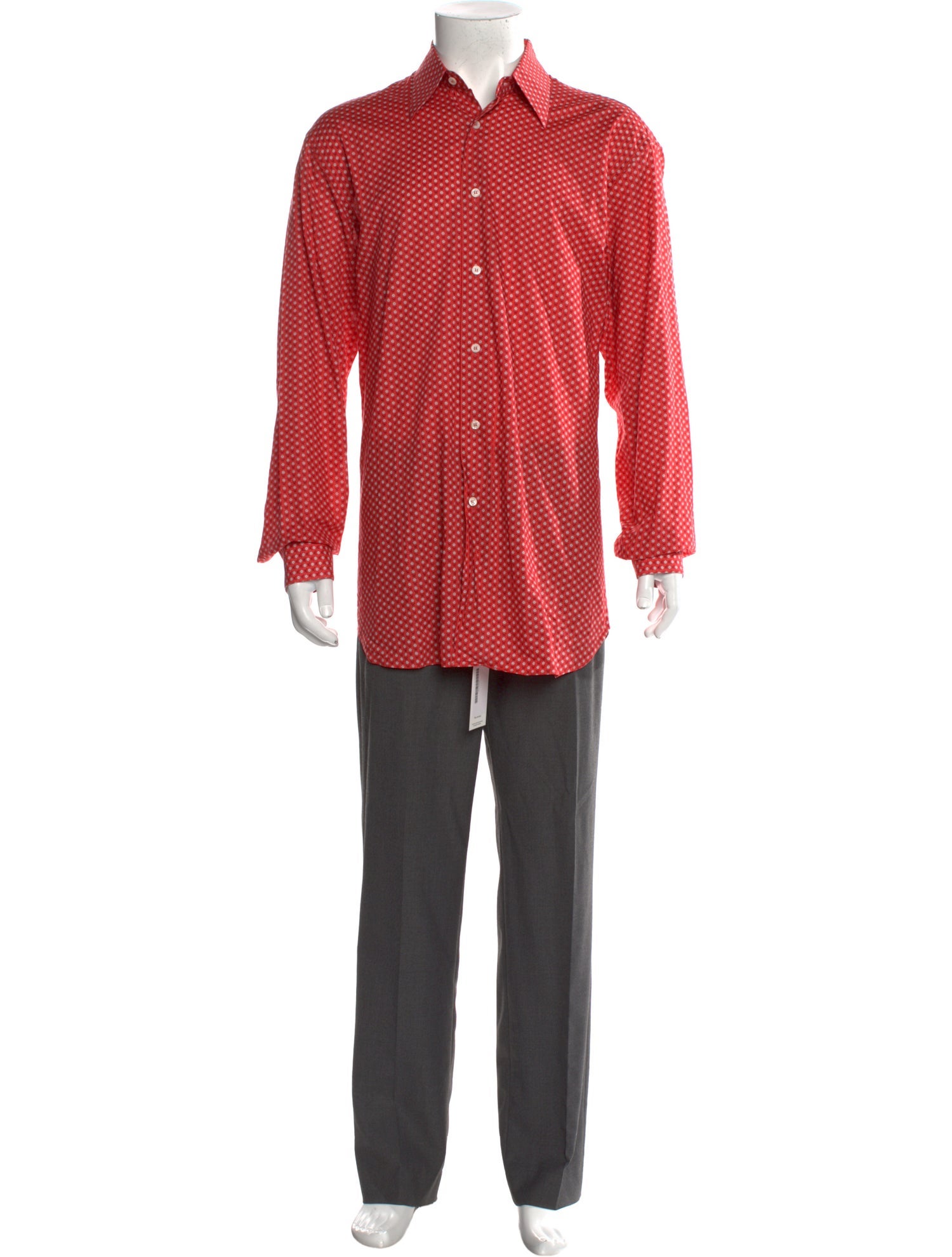 Salvatore Ferragamo Striped Long Sleeve Shirt