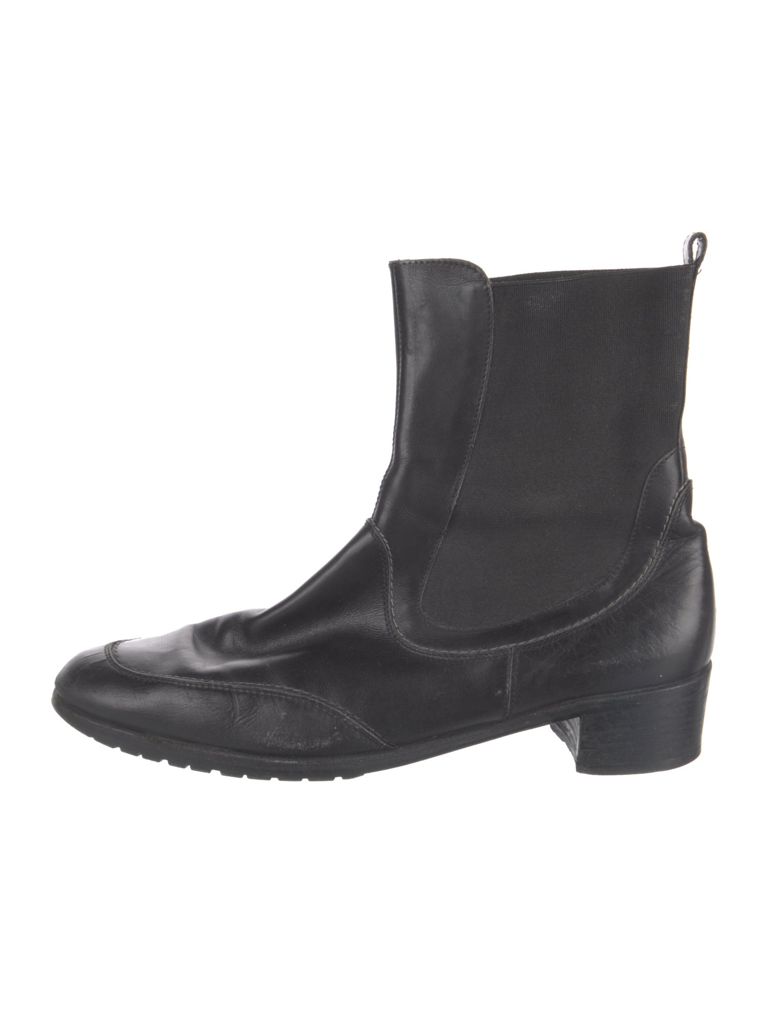 Salvatore Ferragamo Leather Chelsea Boots