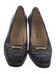 Salvatore Ferragamo Gancini Logo Crocodile Pumps