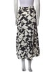 Salvatore Ferragamo Printed Midi Length Skirt